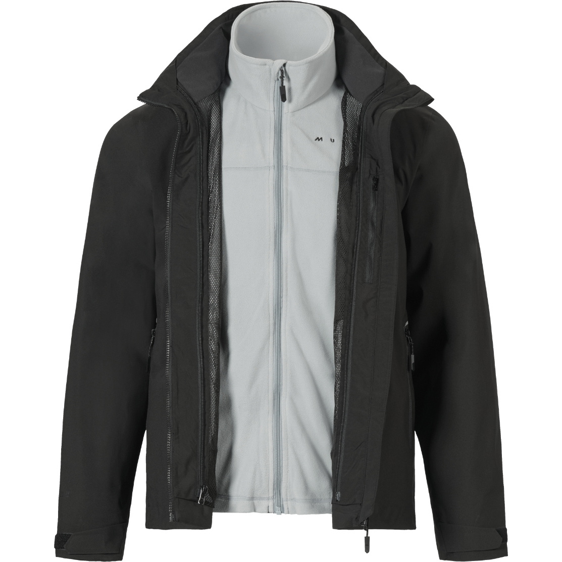 2025 Musto Mens Evo Polartec 3 In 1 Adapt WP Jacket 84185 - Black